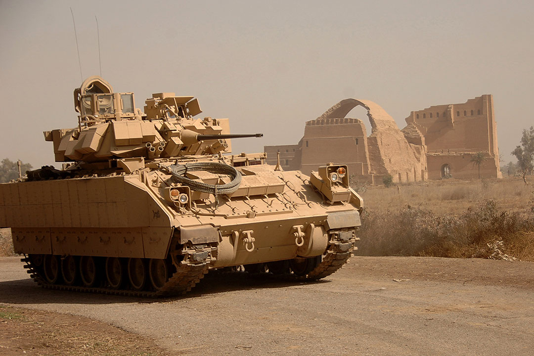 M2A2 Bradley Fighting Vehicle Northop-Grumman RQ-8A “Fire Scout" Tactical Unmanned Aerial Vehicle (VTUAV) System